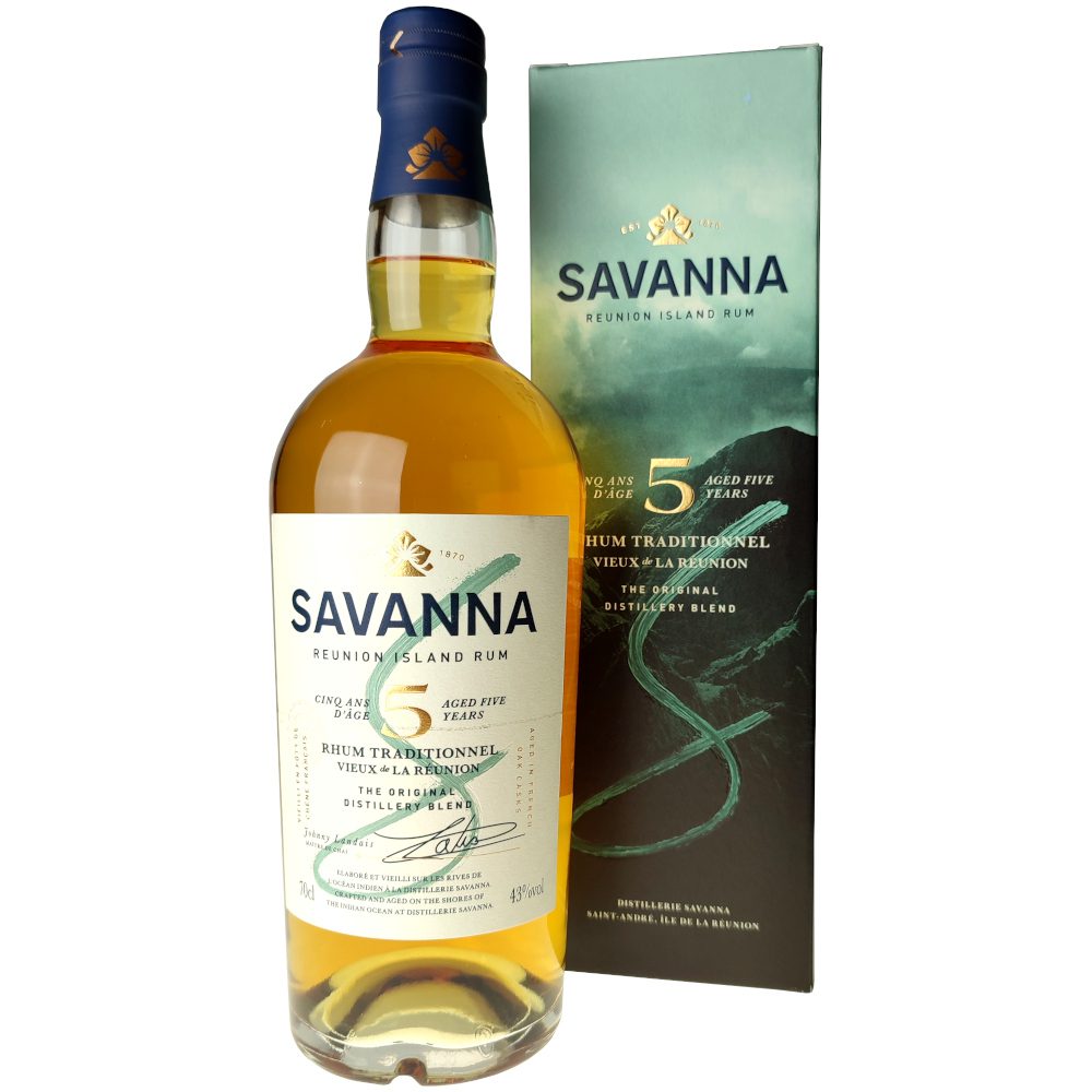 Savanna 5 ans Rhum de la Réunion